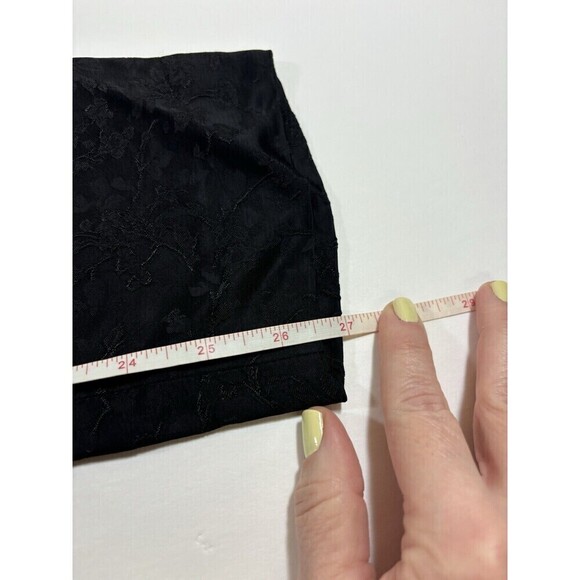 Theory Thaniel Cropped Cigarette Pants Black Ivy Jacquard 2 - Picture 5 of 9